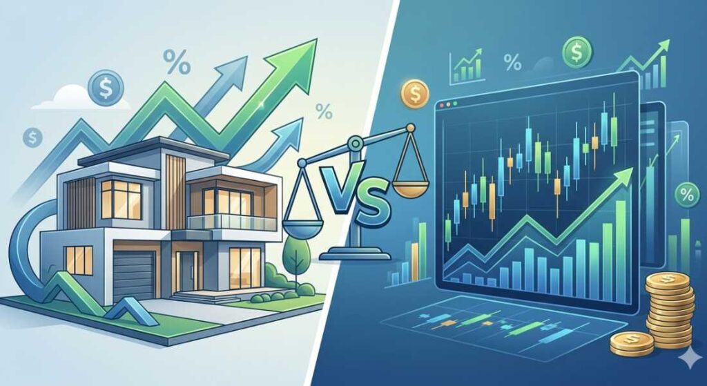 Real estate vs stock market